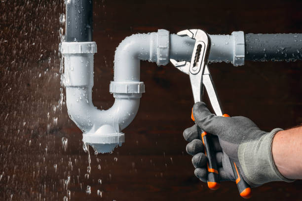 Professional Water Line Repair technician working in Newton, TX